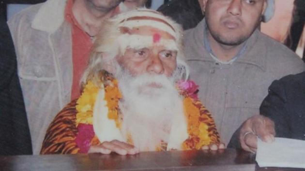 File photo of ‘Phakkad Baba’ filing his nomination papers, in Uttar Pradesh.