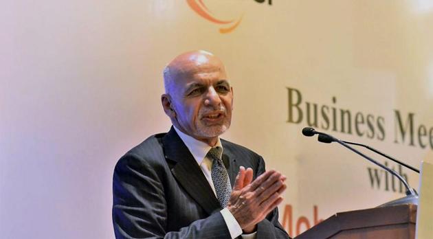 Afghan President Ashraf Ghani at a business meeting in New Delhi. (PTI) Afghan President Ashraf Ghani at a business meeting in New Delhi. (PTI)
