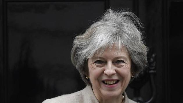 File photo of British Prime Minister Theresa May waiting to greet her New Zealand counterpart Bill English at Number 10 Downing Street in London on January 13, 2017. (Reuters) File photo of British Prime Minister Theresa May waiting to greet her New Zealand counterpart Bill English at Number 10 Downing Street in London on January 13, 2017. (Reuters)