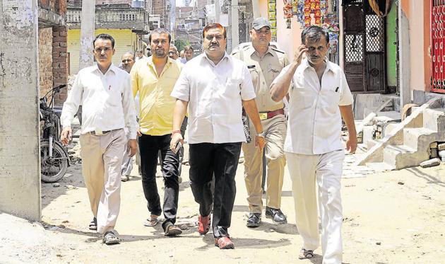 Bahujan Samaj Party on Monday expelled its MLA from Sahibabad constituency of Ghaziabad district on charges of indiscipline and anti-party activities. (HT Photo) Bahujan Samaj Party on Monday expelled its MLA from Sahibabad constituency of Ghaziabad district on charges of indiscipline and anti-party activities. (HT Photo)