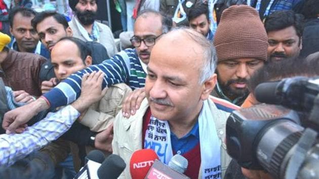 Manish Sisodia on Monday ordered action against over 50 private schools in the national capital which have been found adopting “arbitrary” and “unreasonable” criteria for nursery admissions.(HT File Photo)