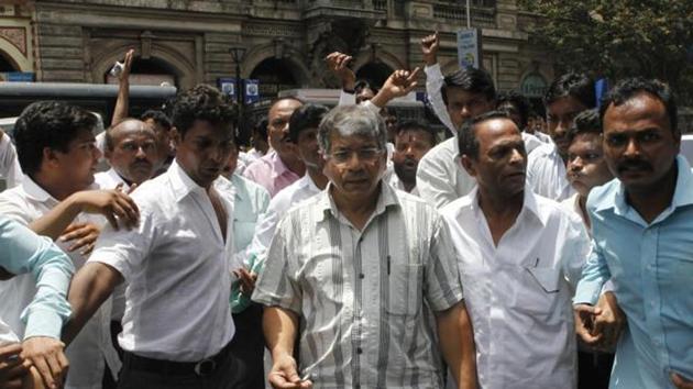Prakash Ambedkar is senior leader of Bharipa Bahujan Mahasangh and the grandson of Constitution-maker Babasaheb Ambedkar. (HT file photo) Prakash Ambedkar is senior leader of Bharipa Bahujan Mahasangh and the grandson of Constitution-maker Babasaheb Ambedkar. (HT file photo)