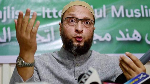AIMIM leader Asaduddin Owaisi termed BR Ambedkar a “bigger leader” than Mahatma Gandhi. AIMIM leader Asaduddin Owaisi termed BR Ambedkar a “bigger leader” than Mahatma Gandhi.