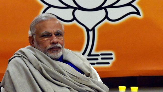 New Delhi: Prime Minister Narendra Modi during the Central Election Committee (CEC) for Uttrakhand state elections, at BJP headquarters in New Delhi on Sunday. PTI Photo by Vijay Verma (PTI1_15_2017_000219B) (PTI) New Delhi: Prime Minister Narendra Modi during the Central Election Committee (CEC) for Uttrakhand state elections, at BJP headquarters in New Delhi on Sunday. PTI Photo by Vijay Verma (PTI1_15_2017_000219B) (PTI)