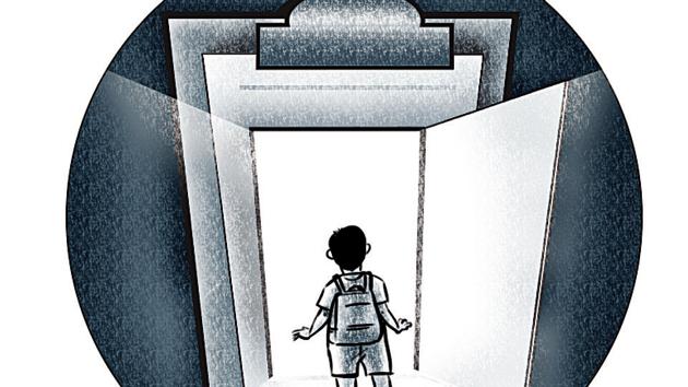 The teacher alleged that the survey is conducted by unknown people so children are not comfortable or relaxed during the assessment. (Pic for Representation) The teacher alleged that the survey is conducted by unknown people so children are not comfortable or relaxed during the assessment. (Pic for Representation)