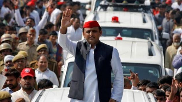 Akhilesh Yadav, chief minister of Uttar Pradesh waves at his supporters during a Rath Yatra, as part of an election campaign in Lucknow. (Reuters File Photo) Akhilesh Yadav, chief minister of Uttar Pradesh waves at his supporters during a Rath Yatra, as part of an election campaign in Lucknow. (Reuters File Photo)
