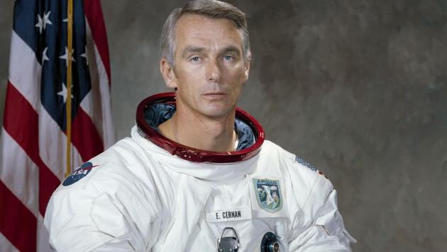 This undated photo provided by Nasa shows astronaut Eugene Cernan. (AP File Photo) This undated photo provided by Nasa shows astronaut Eugene Cernan. (AP File Photo)