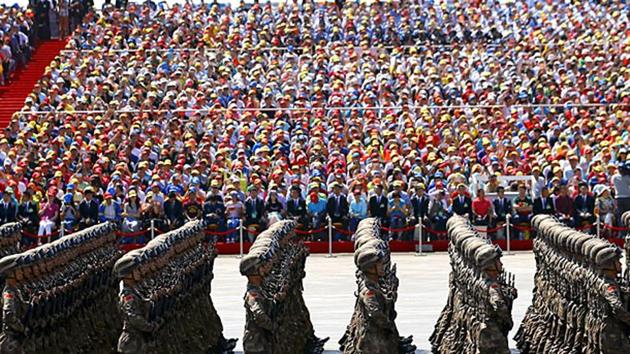 Soldiers of China's People's Liberation Army (PLA) march during the military parade to mark the 70th anniversary of the end of World War II in Beijing. (Reuters File Photo) Soldiers of China's People's Liberation Army (PLA) march during the military parade to mark the 70th anniversary of the end of World War II in Beijing. (Reuters File Photo)