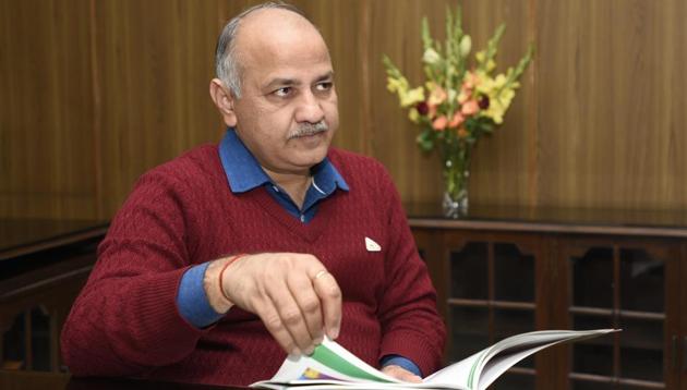 Delhi deputy CM Manish Sisodia attends the a special session of the assembly, at Delhi Vidhan Sabha (Old Secretariat).(Sonu Mehta/HT File PHOTO)