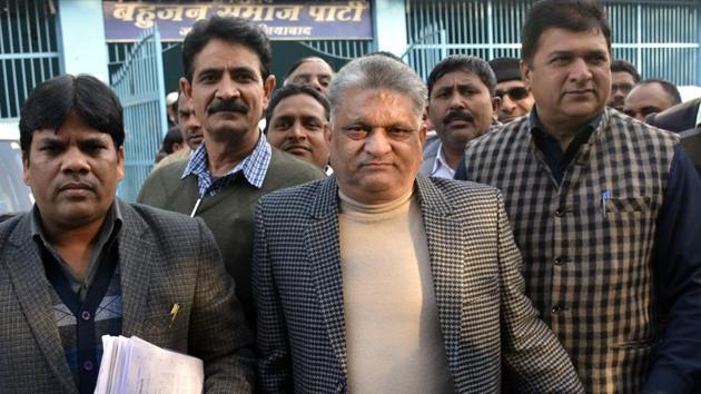 Siddiqui, popularly known as Jallu bhaiya, is considered a close aide of the party’s national general secretary Nasimuddin Siddiqui. (Sakib Ali/HT) Siddiqui, popularly known as Jallu bhaiya, is considered a close aide of the party’s national general secretary Nasimuddin Siddiqui. (Sakib Ali/HT)