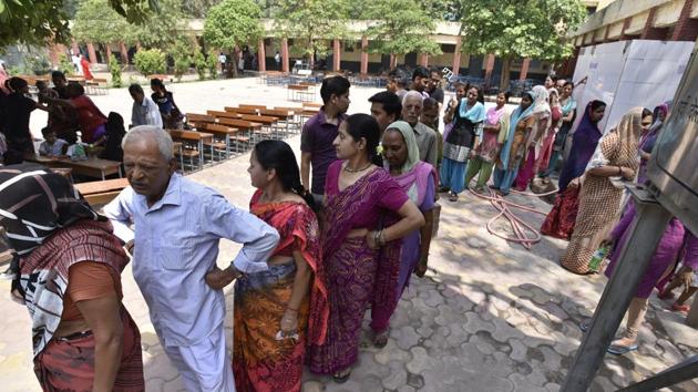 People queue-up to vote in the municipal bypolls in May 2016. The full elections to the three municipal corporations in Delhi are likely to be held in April. (Arun Sharma) People queue-up to vote in the municipal bypolls in May 2016. The full elections to the three municipal corporations in Delhi are likely to be held in April. (Arun Sharma)