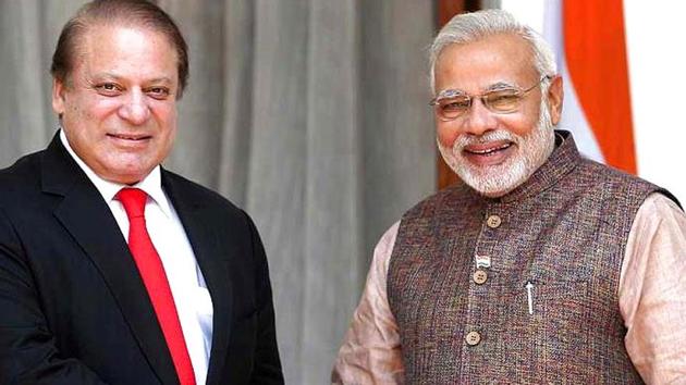 File photo of Pakistan PM Nawaz Sharif and Indian Premier Narendra Modi.(HT File Photo)