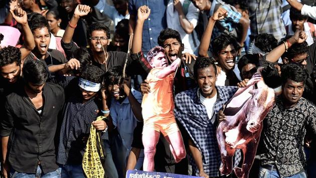 The counterargument by the supporters is that Jallikattu is more than 2,000 years old and is a deep-rooted part of Tamil Nadu's celebration of the harvest festival. (R Senthil Kumar/ PTI) The counterargument by the supporters is that Jallikattu is more than 2,000 years old and is a deep-rooted part of Tamil Nadu's celebration of the harvest festival. (R Senthil Kumar/ PTI)