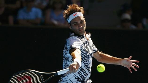 All eyes were on Roger Federer as he secured passage to the third round with a hard-fought win over American qualifier Noah Rubin (REUTERS)