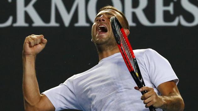British player Evans won 3-6, 7-5, 6-3, 6-3 as the Australian Open witnessed the first major casualty on day 3. (REUTERS)