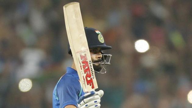 Virat Kohli, who continued his magnificent form by smashing a century in the first ODI in Pune, will be aiming to seal a series victory over England in Cuttack. (AP) Virat Kohli, who continued his magnificent form by smashing a century in the first ODI in Pune, will be aiming to seal a series victory over England in Cuttack. (AP)