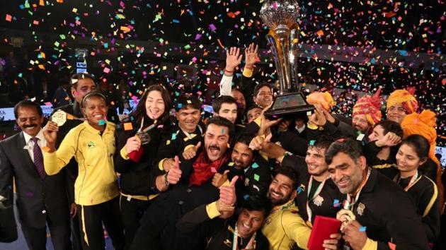 Punjab Royals produced a brilliant comeback to win the second edition of the Pro Wrestling League (PWL) after defeating Haryana Hammers 5-4 in the final.(ProSportify) Punjab Royals produced a brilliant comeback to win the second edition of the Pro Wrestling League (PWL) after defeating Haryana Hammers 5-4 in the final.(ProSportify)
