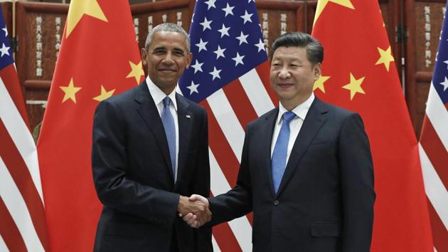 In this Sept 3, 2016, file photo, US President Barack Obama shakes hands with Chinese President Xi Jinping before a bilateral meeting at Westlake State House in Hangzhou in China. Beijing on Thursday noted that "important progress" has been made in US-China relationship under President Obama and the two countries should move forward as partners rather than competitors. (AP) In this Sept 3, 2016, file photo, US President Barack Obama shakes hands with Chinese President Xi Jinping before a bilateral meeting at Westlake State House in Hangzhou in China. Beijing on Thursday noted that "important progress" has been made in US-China relationship under President Obama and the two countries should move forward as partners rather than competitors. (AP)