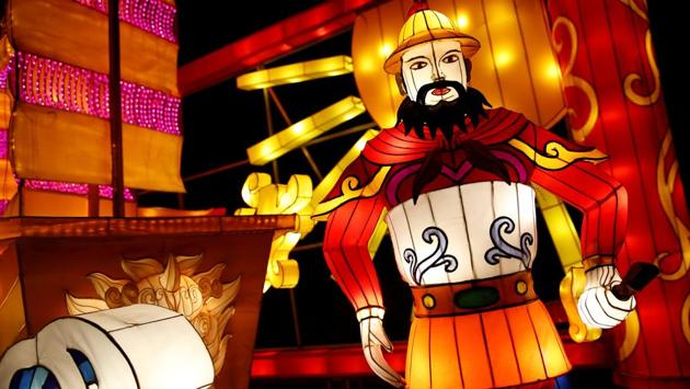 London is hosting the annual Magical Lantern Festival. Historic gardens have been lit up by an extraordinary array of colorful lanterns and sculptures. at Chiswick House in London, Britain January 18, 2017. (Neil Hall / REUTERS) London is hosting the annual Magical Lantern Festival. Historic gardens have been lit up by an extraordinary array of colorful lanterns and sculptures. at Chiswick House in London, Britain January 18, 2017. (Neil Hall / REUTERS)