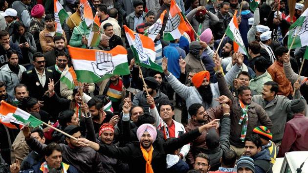Congress workers rally as candidates file nomination papers for Punjab assembly elections 2017 in Jalandhar. (PTI File Photo) Congress workers rally as candidates file nomination papers for Punjab assembly elections 2017 in Jalandhar. (PTI File Photo)