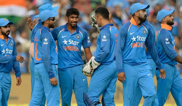 Indian bowlers successfully defended a huge total against England in the second ODI in Cuttack. Follow cricket score of India vs England here(AFP)