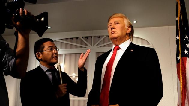 A new wax figure of President-elect Donald Trump is unveiled at Madame Tussauds in Washington January 18, 2017. (James Lawler Duggan / REUTERS) A new wax figure of President-elect Donald Trump is unveiled at Madame Tussauds in Washington January 18, 2017. (James Lawler Duggan / REUTERS)