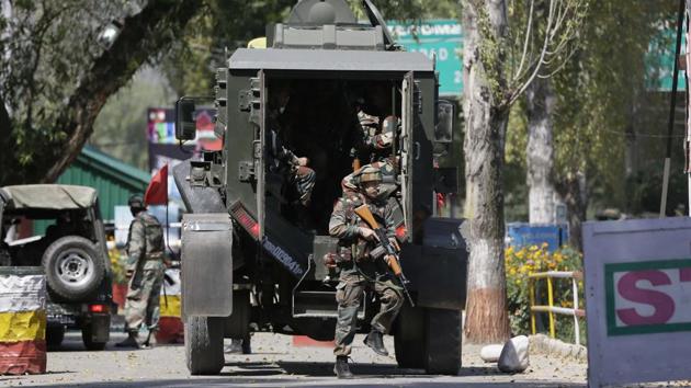 A senior NIA official claimed that one of the four terrorists involved in the attack on the army camp in Handwara managed to flee.(AP File Photo) A senior NIA official claimed that one of the four terrorists involved in the attack on the army camp in Handwara managed to flee.(AP File Photo)