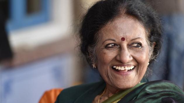Vasanthi, author of Amma, in conversation with HT at the Jaipur Literature Fest. (Saumya Khandelwal/HT PHOTO) Vasanthi, author of Amma, in conversation with HT at the Jaipur Literature Fest. (Saumya Khandelwal/HT PHOTO)