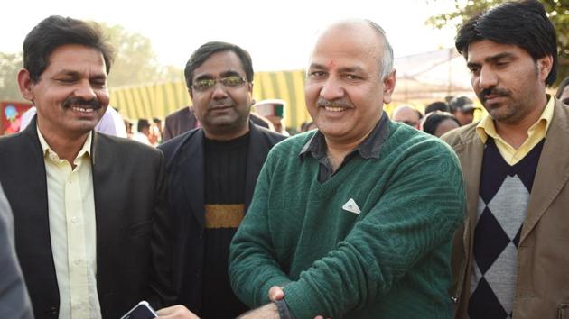 The CBI has on Wednesday registered a preliminary enquiry (PE) against Delhi Deputy Chief Minister Manish Sisodia and some unnamed state government officials to probe alleged irregularities in the “Talk to AK” campaign.(Virendra Singh Gosain/Hindustan Times)