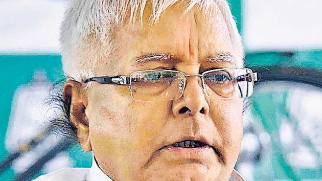 RJD president Lalu Prasad (HT File photo) RJD president Lalu Prasad (HT File photo)