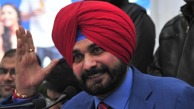 Cricketer-turned-politician Navjot Singh Sidhu.(Ravi Kumar/HTPhoto)