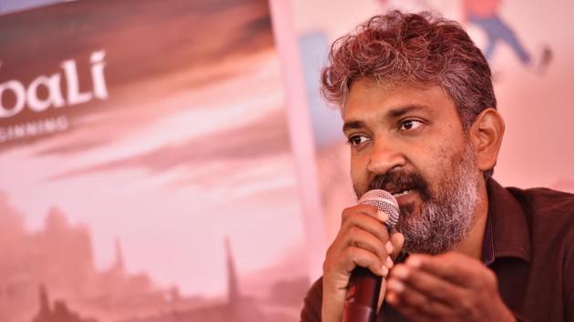 Baahubali director S S Rajmouli at the Jaipur Literature Fest 2017 in Jaipur. (Saumya Khandelwal/HT Photo) Baahubali director S S Rajmouli at the Jaipur Literature Fest 2017 in Jaipur. (Saumya Khandelwal/HT Photo)