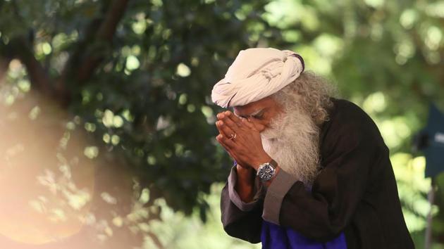 SSpiritual writer and founder of Isha Foundation Jaggi Vasudev during the Inner Engineering: A Yogi's guide to Joy session. (Himanshu Vyas / HT photo) SSpiritual writer and founder of Isha Foundation Jaggi Vasudev during the Inner Engineering: A Yogi's guide to Joy session. (Himanshu Vyas / HT photo)