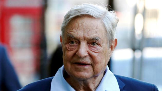 Business magnate George Soros arrives to speak at the Open Russia Club in London, Britain.(Reuters File Photo) Business magnate George Soros arrives to speak at the Open Russia Club in London, Britain.(Reuters File Photo)