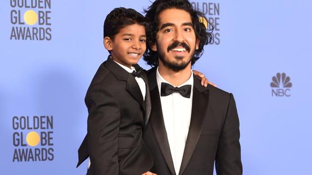 Actors Sunny Pawar (L) and Dev Patel pose in the press room at the 74th annual Golden Globe Awards. (AFP) Actors Sunny Pawar (L) and Dev Patel pose in the press room at the 74th annual Golden Globe Awards. (AFP)