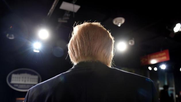 A new wax figure of US President-elect Donald Trump is viewed a day after it was launched at Madame Tussauds in Washington,DC on January 19, 2017. With one day to go before he takes the oath of office as the 45th US president, Donald Trump arrives in Washington Thursday determined to transform US politics over the next four years. (AFP) A new wax figure of US President-elect Donald Trump is viewed a day after it was launched at Madame Tussauds in Washington,DC on January 19, 2017. With one day to go before he takes the oath of office as the 45th US president, Donald Trump arrives in Washington Thursday determined to transform US politics over the next four years. (AFP)