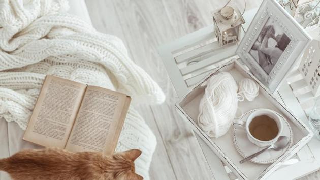 Curling up with a book and a cup of hot tea at home is what most of us would describe as yet another ho-hum evening. But this is the lifestyle Danes aspire to, boast and increasingly write about. (Shutterstock) Curling up with a book and a cup of hot tea at home is what most of us would describe as yet another ho-hum evening. But this is the lifestyle Danes aspire to, boast and increasingly write about. (Shutterstock)
