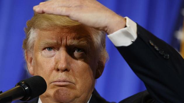 US President Donald Trump speaks during a news conference in the lobby of Trump Tower in New York. China's Foreign Ministry has rejected Trump's suggestion that he might use support of Taiwan as a bargaining chip in future negotiations between the two sides.(AP Photo) US President Donald Trump speaks during a news conference in the lobby of Trump Tower in New York. China's Foreign Ministry has rejected Trump's suggestion that he might use support of Taiwan as a bargaining chip in future negotiations between the two sides.(AP Photo)