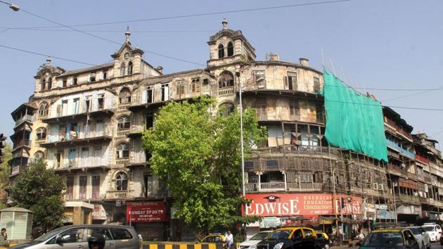 The Kalbadevi neighbourhood.(Photo: Bhushan Koyande/HT)