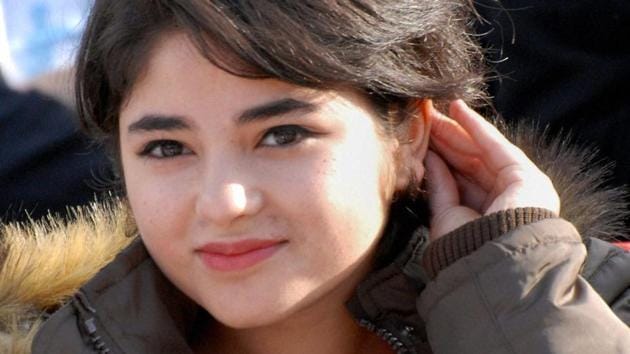 Dangal actress Zaira Wasim.(PTI Photo) Dangal actress Zaira Wasim.(PTI Photo)