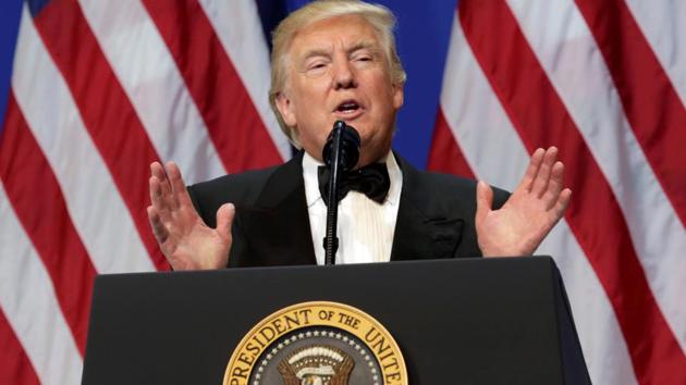 U.S. President Donald Trump speaks at the Armed Services Ball in Washington, U.S., January 20, 2017. REUTERS/Yuri Gripas (REUTERS) U.S. President Donald Trump speaks at the Armed Services Ball in Washington, U.S., January 20, 2017. REUTERS/Yuri Gripas (REUTERS)