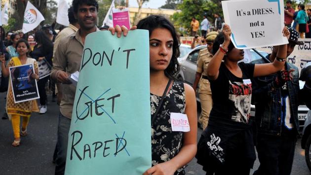 Women take part in the #IWillGoOut rally in Bengaluru on January 21, 2017. (Reuters) Women take part in the #IWillGoOut rally in Bengaluru on January 21, 2017. (Reuters)