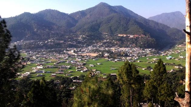 Bageshwar, India - Jan 11 :: A view of Bageshwar in Uttarakhand, India./HT Photo Bageshwar, India - Jan 11 :: A view of Bageshwar in Uttarakhand, India./HT Photo