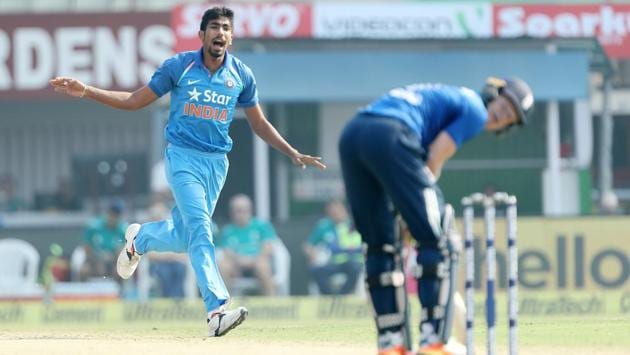 Jasprit Bumrah  during the third One Day International (ODI) between India and England. (BCCI) 