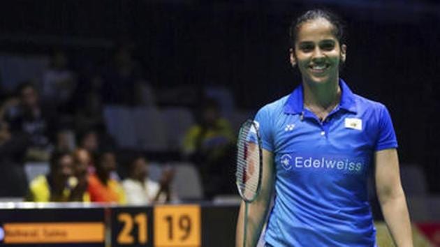 Saina Nehwal won the Malaysia Masters Grand Prix Gold badminton title after beating Pornpawee Chochuwong 22-20, 22-20 in the final on Sunday. The Indian had produced dominating performance right through the tournament including the semifinals, where she notched up a straight-game win over Hong Kong’s Yip Pui Yin.(AP)