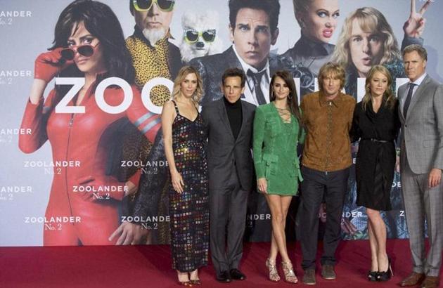 The ensemble cast of the comedy sequel Zoolander No 2 at its premiere in February 2016. (AP) The ensemble cast of the comedy sequel Zoolander No 2 at its premiere in February 2016. (AP)