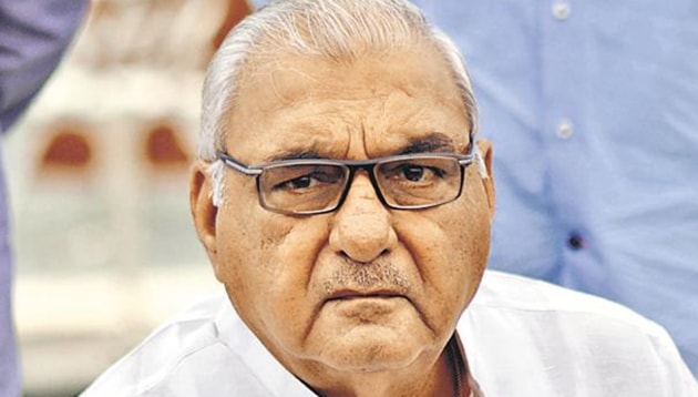 Former Haryana chief minister Bhupinder Singh Hooda(HT File Photo)