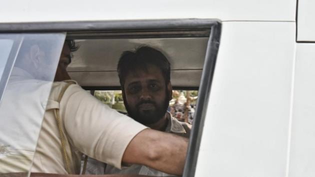 Delhi Police arrested Aam Aadmi Party legislator from Okhla Amanatullah Khan, accused in a sexual harassment case, in September. (Raj K Raj/HT File) Delhi Police arrested Aam Aadmi Party legislator from Okhla Amanatullah Khan, accused in a sexual harassment case, in September. (Raj K Raj/HT File)