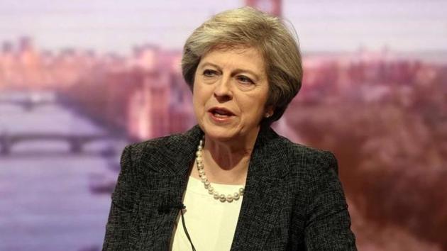 Britain's Prime Minister Theresa May speaks on the BBC's Andrew Marr Show in this photograph received via the BBC in London. (Reuters File Photo) Britain's Prime Minister Theresa May speaks on the BBC's Andrew Marr Show in this photograph received via the BBC in London. (Reuters File Photo)
