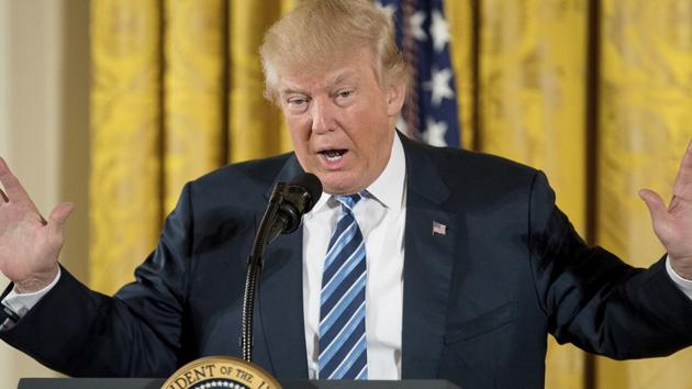 US President Donald Trump. (AP photo) US President Donald Trump. (AP photo)